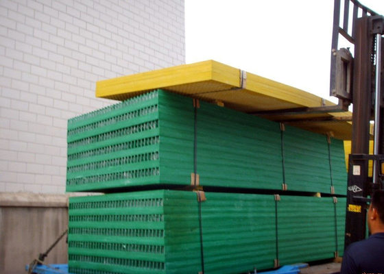 중국 녹색 플라스틱 거슬리는 소리 덮개, 1220년 x 3660 섬유유리에 의하여 강화되는 플라스틱 격자판 협력 업체